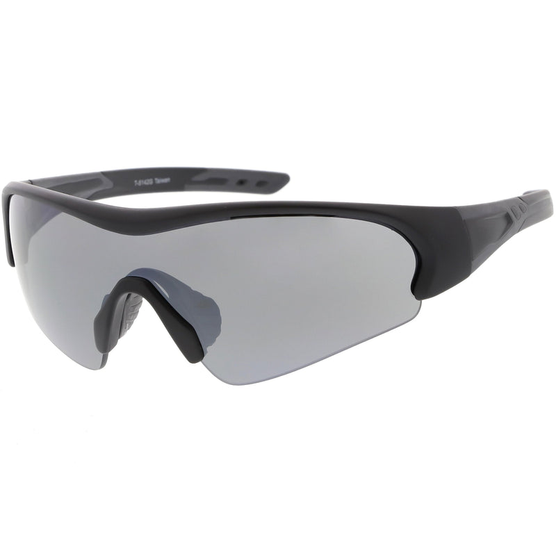 zeroUV TR-90 Performance Wrap Around Half Frame Sunglasses C798 Sunglasses