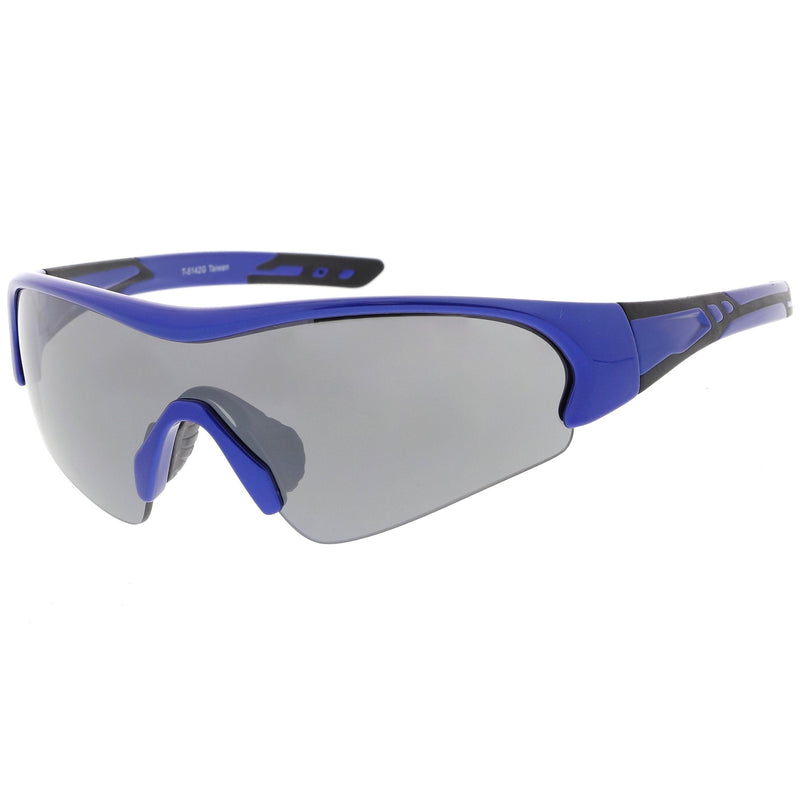 zeroUV TR-90 Performance Wrap Around Half Frame Sunglasses C798 Sunglasses