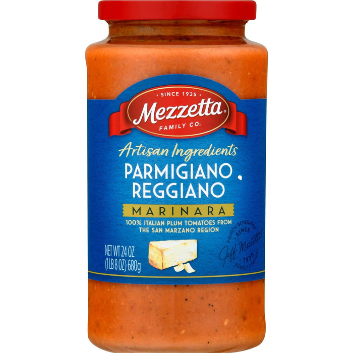 Cozy Farm - Mezzetta Premium Parmigiano Reggiano Pasta Sauce - 24 Oz, Case Of 6
