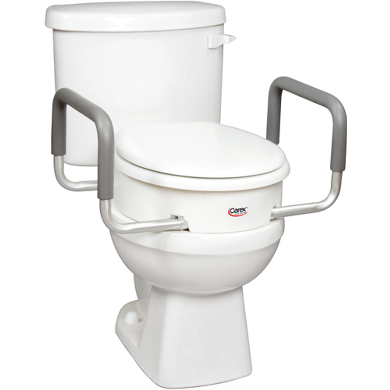 Carex Carex Toilet Seat Elevator With Handles For Elongated Toilets Health Care