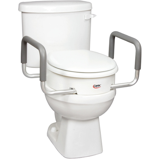 Carex Carex Toilet Seat Elevator With Handles For Elongated Toilets Health Care
