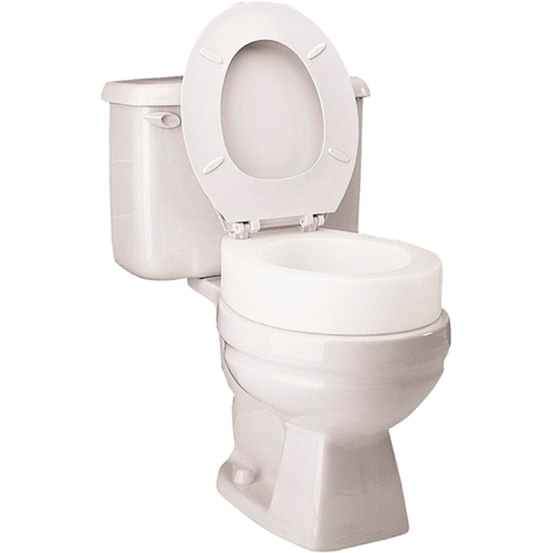 Carex Carex Toilet Seat Elevator - Elongated Toilet & Bidet Seats White Smoke