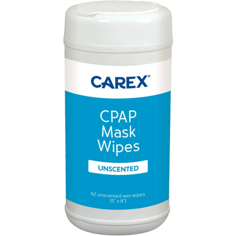 Carex Carex Unscented CPAP Mask Wipes – 62 Count High-Absorbency Cleaning Pads Respiratory Care