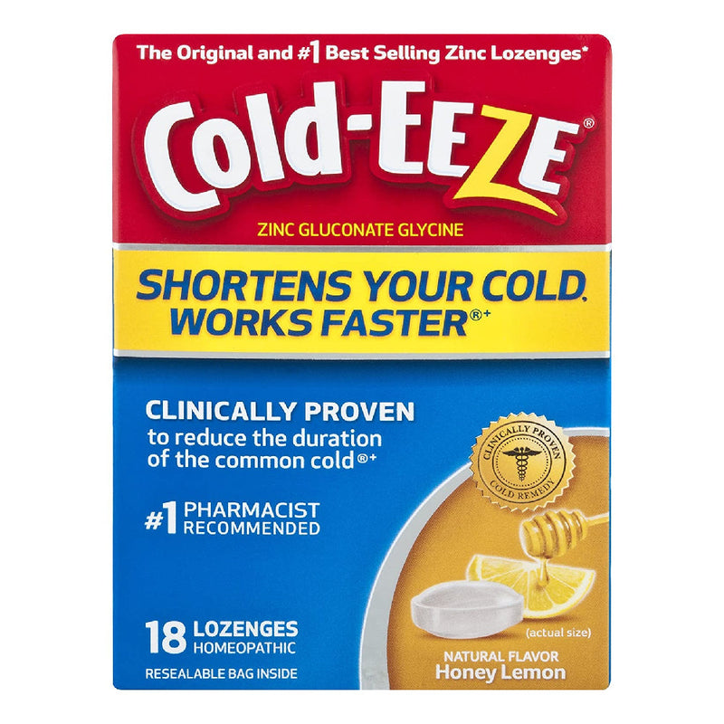 Cold-Eeze Cold-Eeze Zinc, Lozenges, Honey Lemon Health & Beauty Dark Cyan