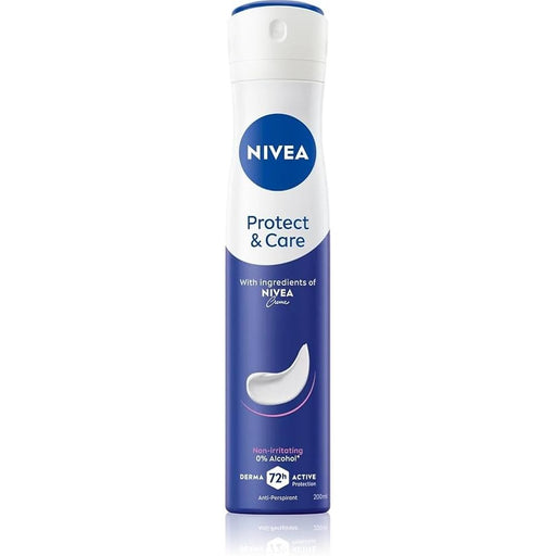 Nivea NIVEA Protect & Care Anti-Perspirant Spray 72h Protection Alcohol-Free 150ml Deodorant & Anti-Perspirant