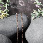 Bids.com 14K Rose Gold Delicate Paperclip Chain (2.1mm) Necklaces