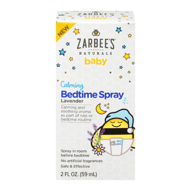 Zarbee's Zarbee's Baby Calming Bedtime Spray with Lavender – 2 oz Mist for Sleep Routine Baby & Toddler