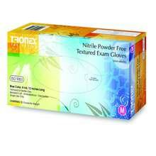 Tronex Tronex Nitrile Exam Gloves – Powder-Free, Textured, Medium First Aid