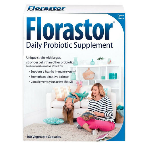 Florastor Florastor Daily Probiotic Supplement For Men & Women, 250 Mg, 100 Capsules Vitamins & Supplements