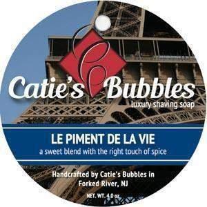 Catie's Bubbles Le Piment de la Vie Shaving Soap 4 Oz
