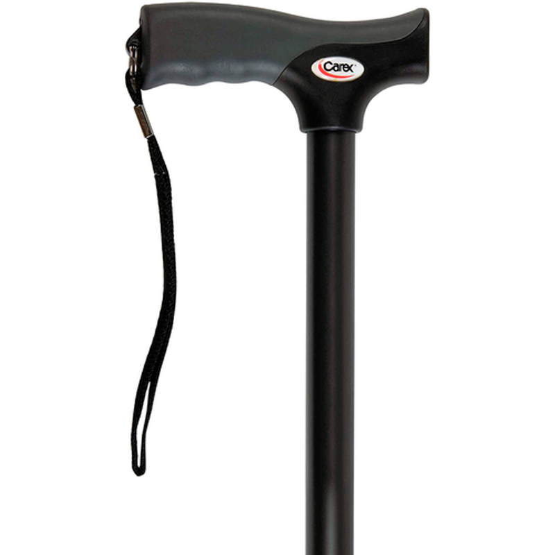 Carex Carex Cane Derby Soft Grip Black Canes & Walking Sticks White Smoke