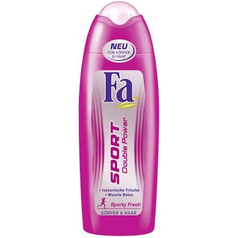 Fa Fa Double Power Sport - Sporty Fresh shower gel  250ml - 8.4 Oz Health & Beauty