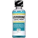 Listerine Listerine Cool Mint Antiseptic Travel Mouthwash for Bad Breath 3.2 oz Oral Care