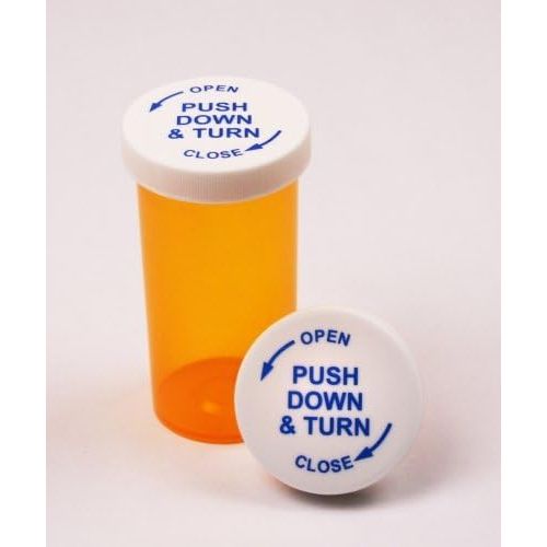 Biorx Laboratories Vials Child Resistant Amber 115 60 Dram containers