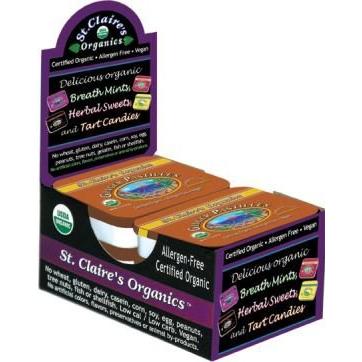 Cozy Farm - St. Claire'S Organic Ginger Counter Display, 1.5 Oz Pack Of 6