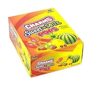 Charms Charms Sweet Sour Pops 48 Ct Candy