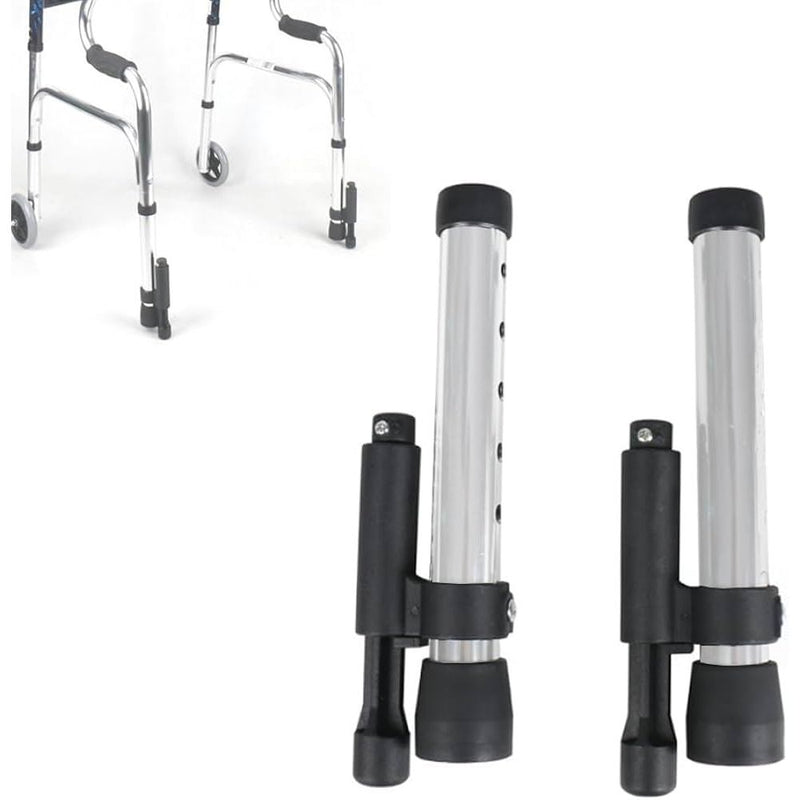Drive Medical Walker Glide Skis with Brakes (1-Inch Tubing) - 1 Pair Mobility & Accessibility