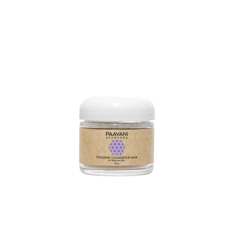 Paavani Ayurveda Tridoshic Cleanser & Mask | Ayurvedic Cleansing Grains for Balanced, Radiant Skin simple