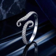 Bids.com S925 Sterling Silver 0.2cm Platinum Plated Ring Rings