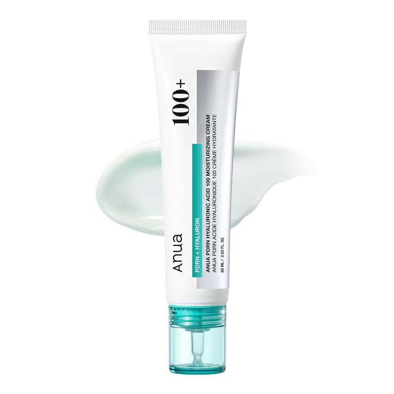 AsiaBeautyMall ANUA PDRN Hyaluronic Acid 100 Moisturizing Cream Moisturizer