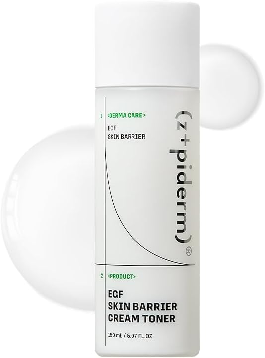 AsiaBeautyMall Z+PIDERM ECF Skin Barrier Cream Toner Toner Lotion White Smoke