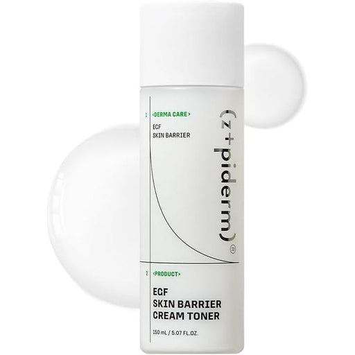 AsiaBeautyMall Z+PIDERM ECF Skin Barrier Cream Toner Toner Lotion White Smoke