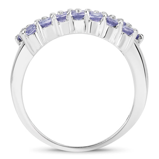 Bids.com 1.54 Carat Genuine Tanzanite .925 Sterling Silver Ring Rings