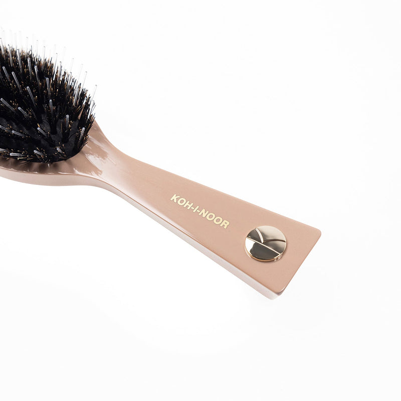 Pastel Boar & Nylon Pin Hair Brush - Biodegradable Acetate in 6 Colors