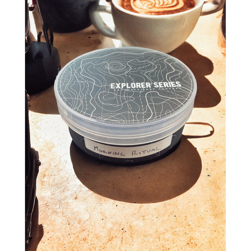 Macduffs Soap Company Macduffs Soap Co. Explorer Series Morning Ritual Collection Shaving Set Wheat Shaving Soap 120g