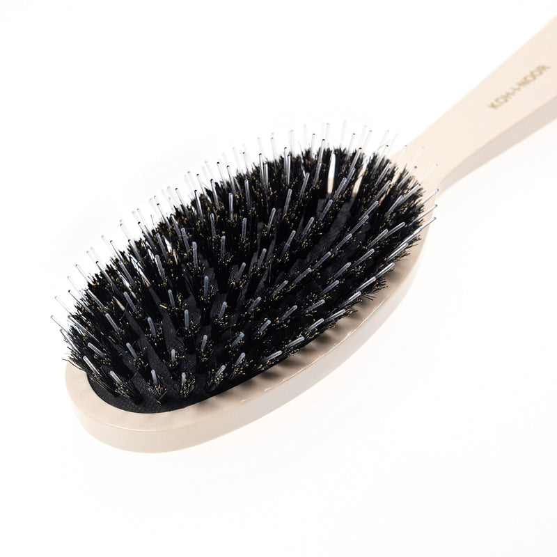 Pastel Boar & Nylon Pin Hair Brush - Biodegradable Acetate in 6 Colors