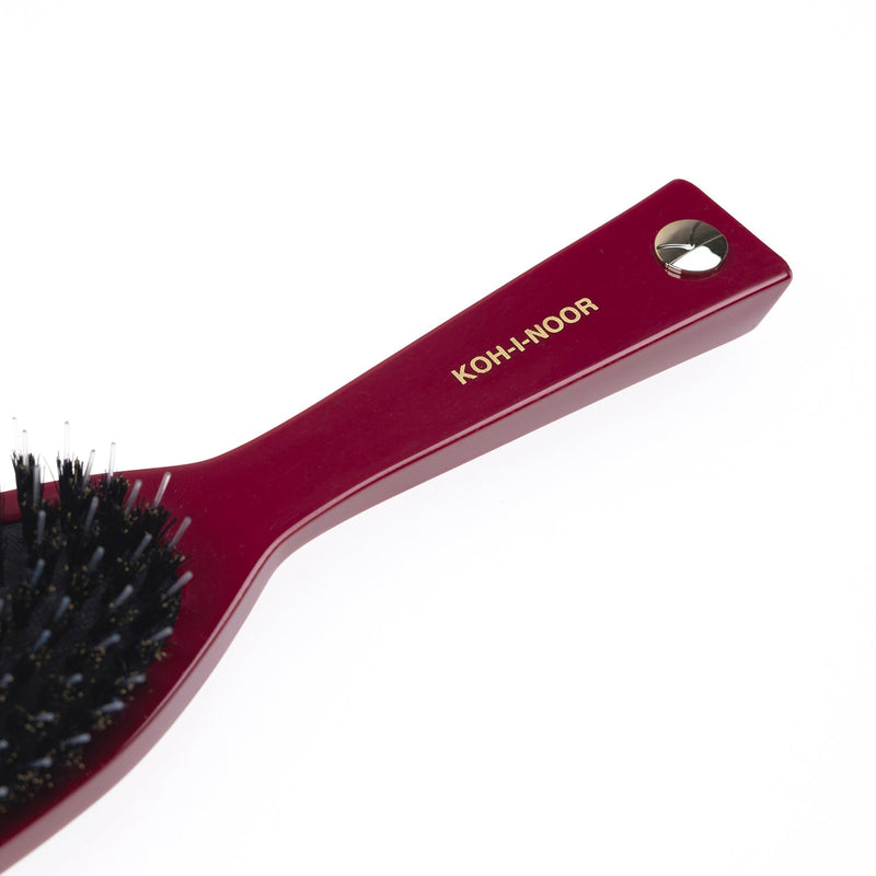Pastel Boar & Nylon Pin Hair Brush - Biodegradable Acetate in 6 Colors