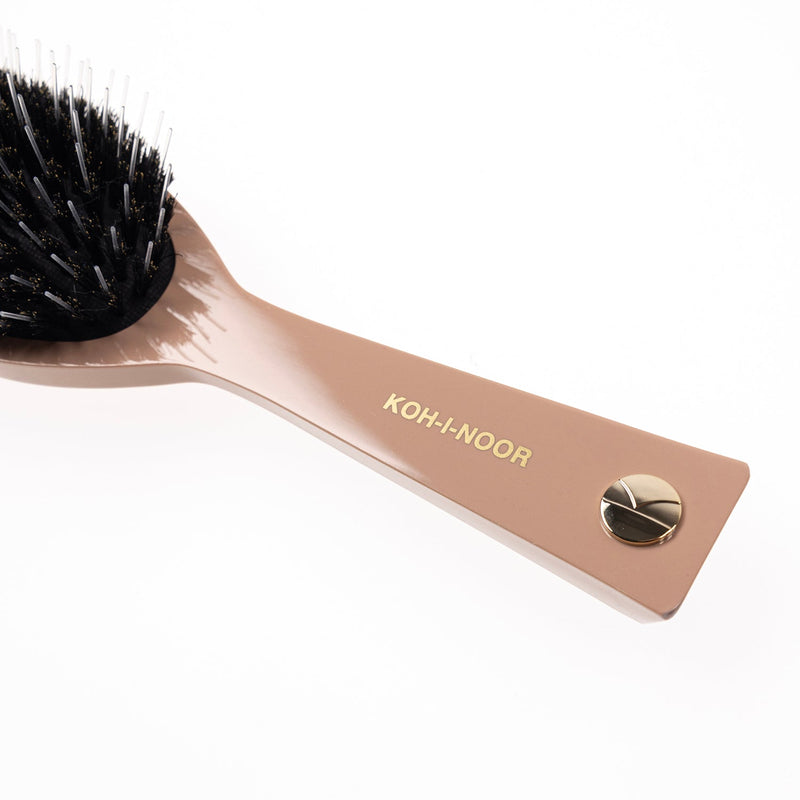 Pastel Boar & Nylon Pin Hair Brush - Biodegradable Acetate in 6 Colors