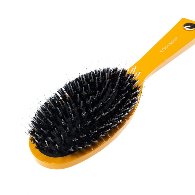 Pastel Boar & Nylon Pin Hair Brush - Biodegradable Acetate in 6 Colors