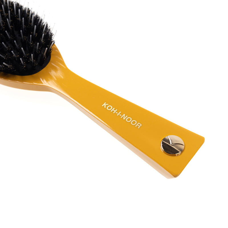 Pastel Boar & Nylon Pin Hair Brush - Biodegradable Acetate in 6 Colors