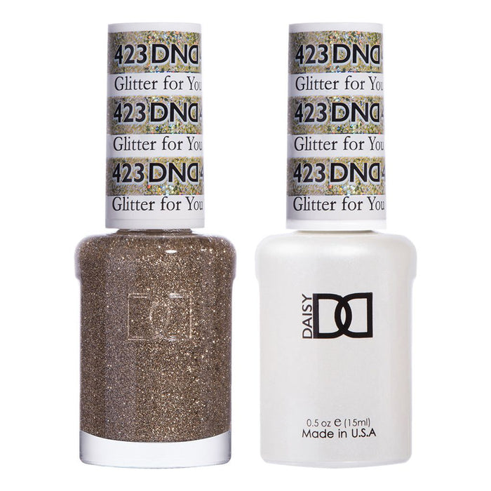 DND - Glitter For You #423 - DND Gel Duo 1oz.