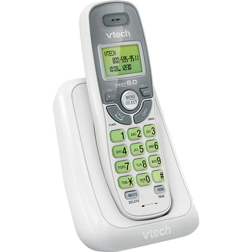 Vtech Vtech CS6114 DECT 6.0 Cordless Phone With Caller ID/Call Waiting, 1 Handset - White Cordless Phones