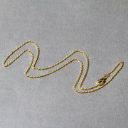 Bids.com 14k Yellow Gold Round Cable Link Chain 1.5mm Necklaces
