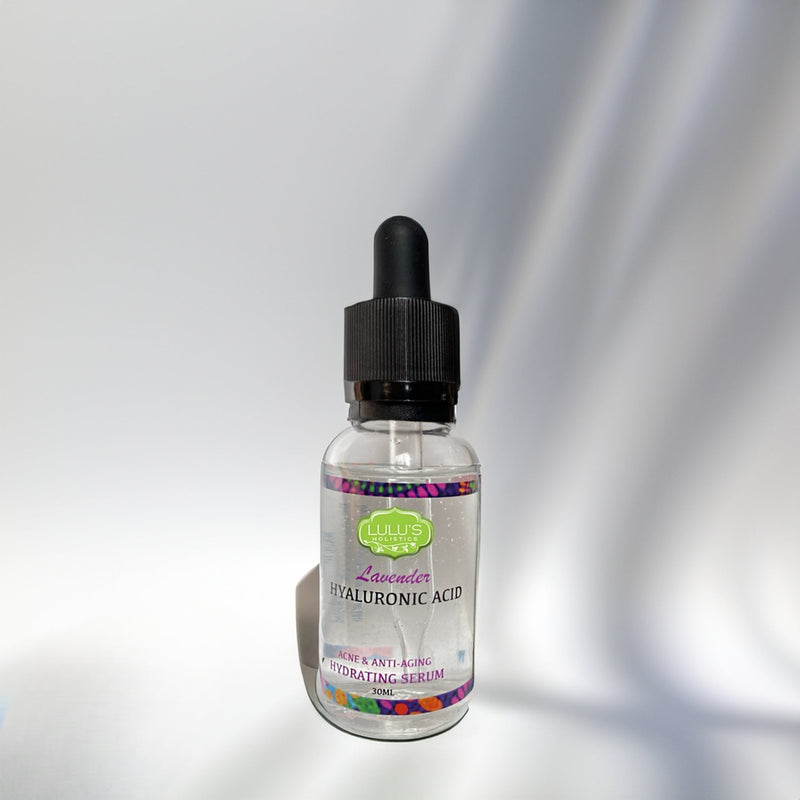 Lulu’s Holistics Lavender Hyaluronic Acid Serum – Calming & Deep Hydration facial serum Light Gray 1 (1oz bottle),2 (1oz bottles),3 (1oz bottles),4 (1oz bottles