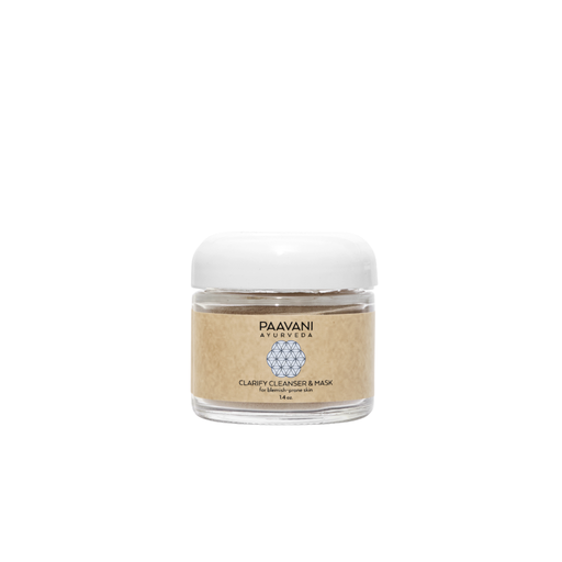 Paavani Ayurveda Clarify Cleanser & Mask  | Ayurvedic Cleansing Grains for Blemish-Prone Skin simple