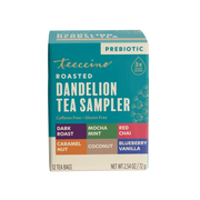 Teeccino Dandelion Herbal Tea Sampler Box Samplers Dark Cyan Sampler Box