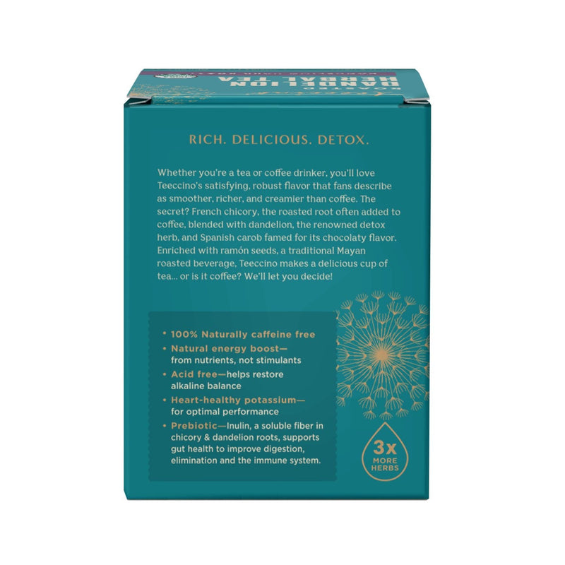 Teeccino Dandelion Dark Roast Roasted Herbal Tea Herbal Tea