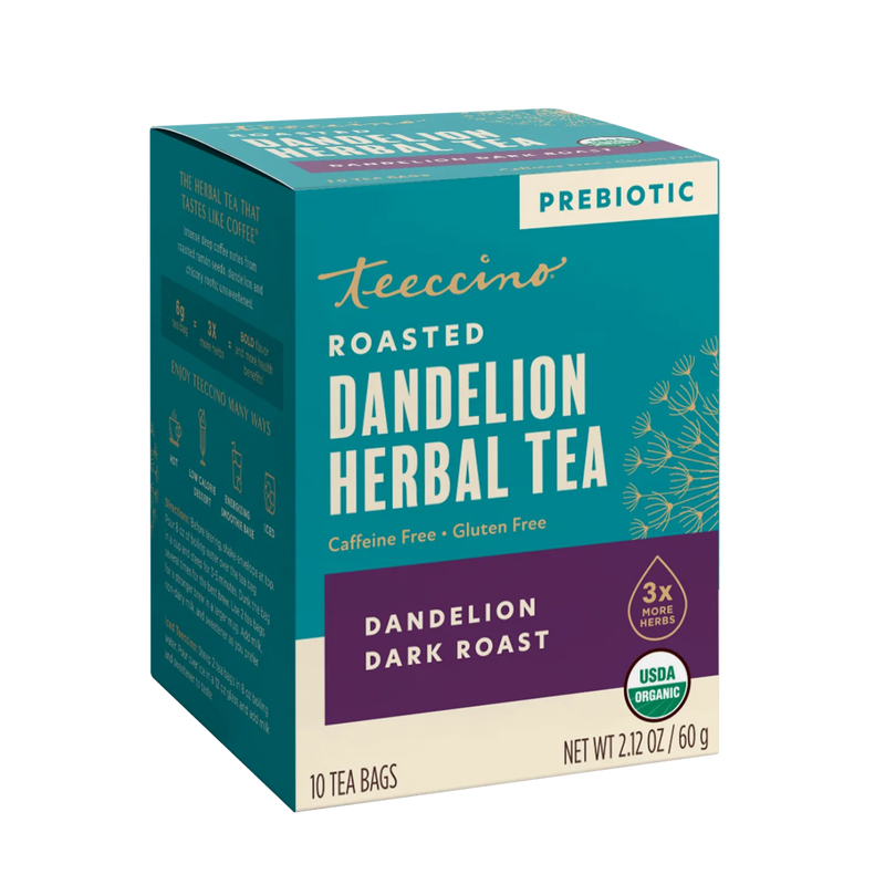 Teeccino Dandelion Dark Roast Roasted Herbal Tea Herbal Tea