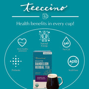 Teeccino Dandelion Dark Roast Roasted Herbal Tea Herbal Tea