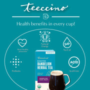Teeccino Dandelion Dark Roast Roasted Herbal Tea Herbal Tea