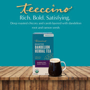 Teeccino Dandelion Dark Roast Roasted Herbal Tea Herbal Tea