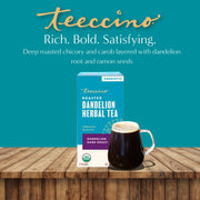 Teeccino Dandelion Dark Roast Roasted Herbal Tea Herbal Tea
