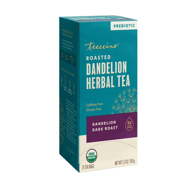 Teeccino Dandelion Dark Roast Roasted Herbal Tea Herbal Tea