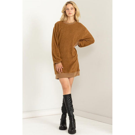 Girlfriend Sweatshirt Mini Dress