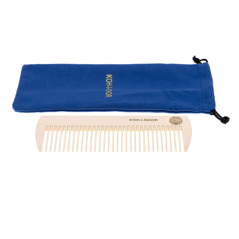 Pastel Wide Tooth Comb - Biodegradable Acetate for Detangling All Hair Types