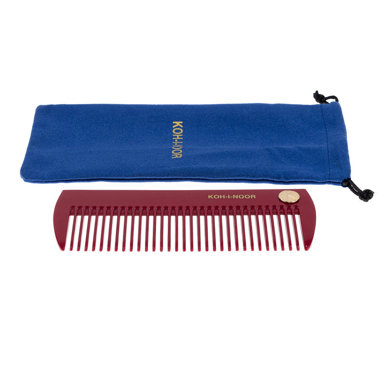 Pastel Wide Tooth Comb - Biodegradable Acetate for Detangling All Hair Types